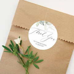 60pcs Floral & Slogan Seal Sticker Wedding Party