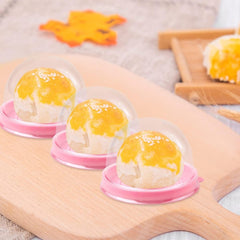 50pcs Round Mooncake Mold Box Macaroon Cupcake Cookie Party Boxes