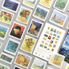 50pcs Washi Stickers Creative Journal Small Fresh DIY Decorative Stickers