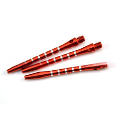 20pcs Aluminum Dart Shaft With Carved Lines - Dart Accessories