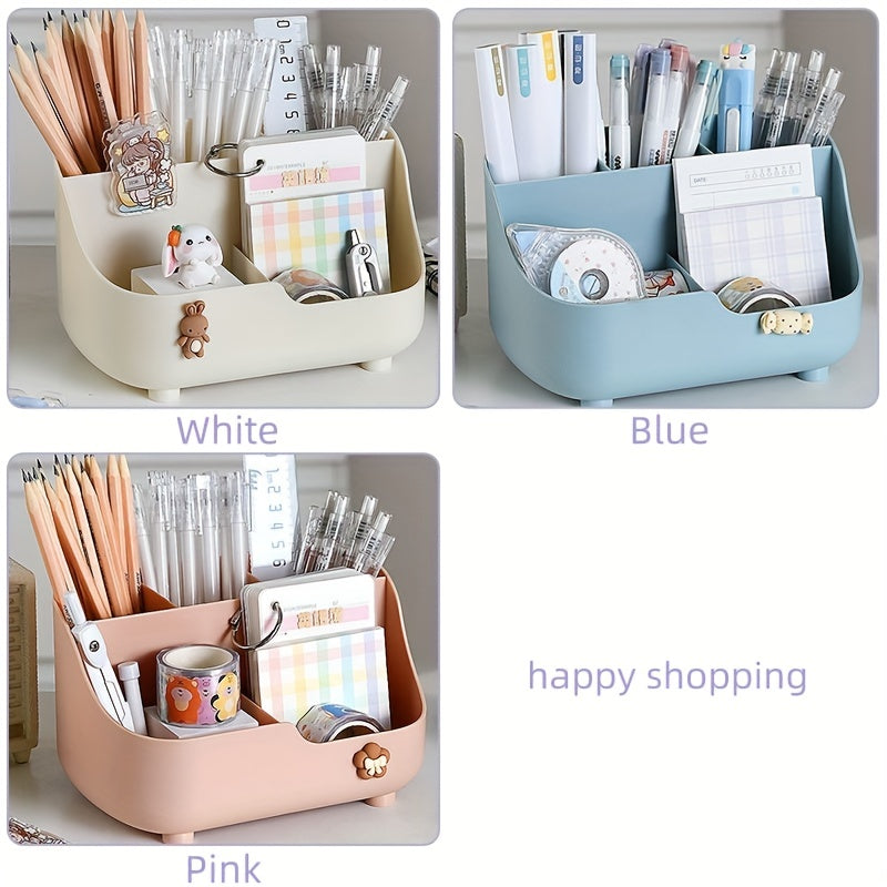 Large Capacity Five-Grid Desktop Storage Box