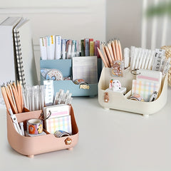 Large Capacity Five-Grid Desktop Storage Box