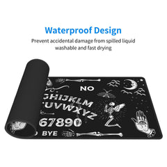 Mysterious Spirit Goth Gaming Mouse Pad 80x29 Large Desk Mat