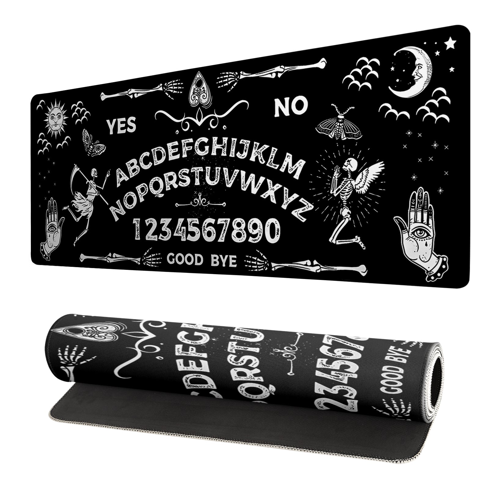Mysterious Spirit Goth Gaming Mouse Pad 80x29 Large Desk Mat