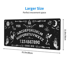 Mysterious Spirit Goth Gaming Mouse Pad 80x29 Large Desk Mat