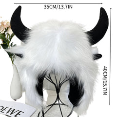 Funny Winter Ear Muff Soft Headwear For Party Halloween Gift