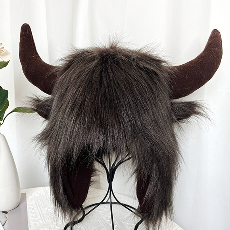 Funny Winter Ear Muff Soft Headwear For Party Halloween Gift