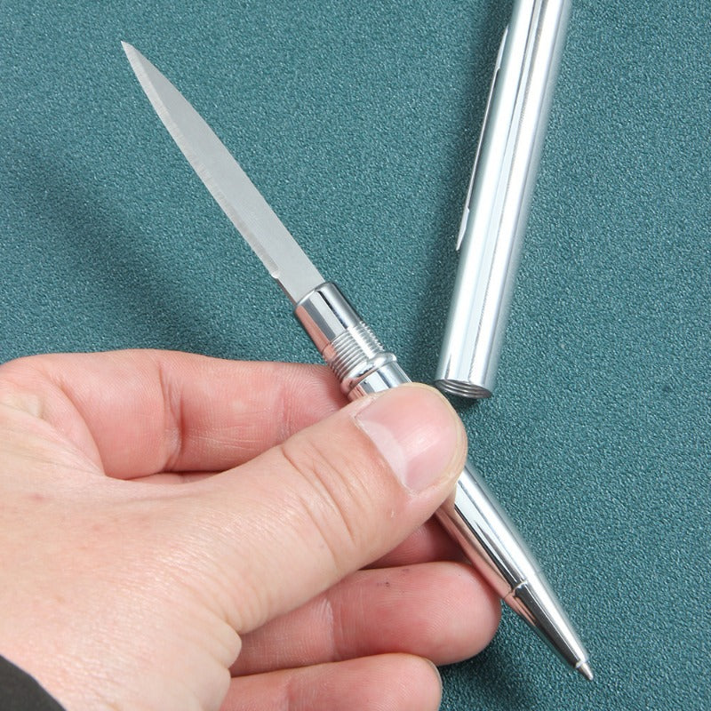 Multicolor Ballpoint Pen Dual Use Cutter For Professionals