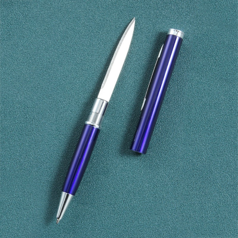 Multicolor Ballpoint Pen Dual Use Cutter For Professionals