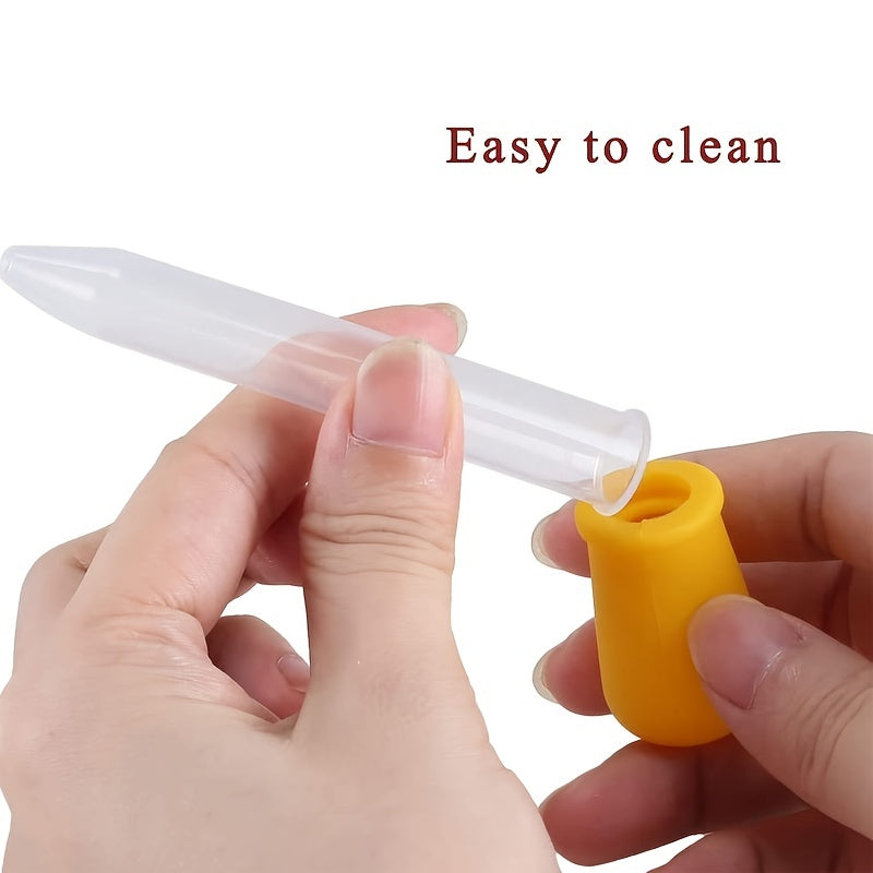 5ml Silicone Liquid Droppers With Bulb Tip Clear Eye Dropper