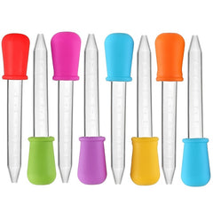 5ml Silicone Liquid Droppers With Bulb Tip Clear Eye Dropper