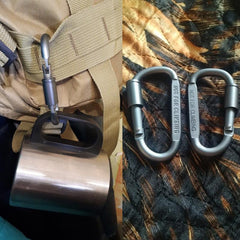 4pcs Heavy Duty Carabiner Clips for Camping Hiking