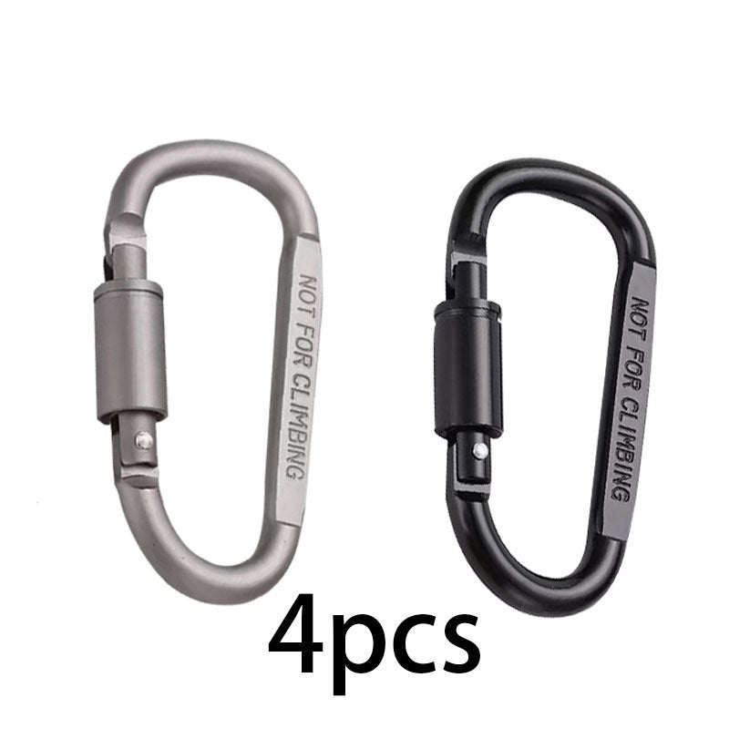 4pcs Heavy Duty Carabiner Clips for Camping Hiking
