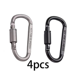 4pcs Heavy Duty Carabiner Clips for Camping Hiking