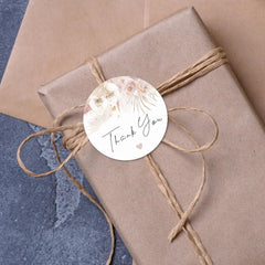 60pcs Floral & Letter Graphic Gift Sticker for Home Party