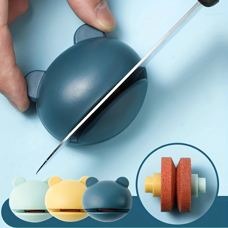 Cartoon Frog Whetstone Portable Scissor Sharpener Mini Sharpening Tool