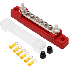 6-Way Bus Bar Terminal Block 300V AC 48V DC Power Distribution Block