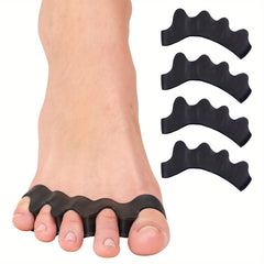 4pc Silicone Toe Spacers for Bunion & Hammertoe Straighteners