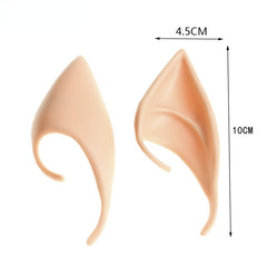 Latex Fairy Pixie Elf Ears Cosplay Accessories Halloween Party Soft Pointe