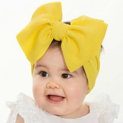 Bow Wide Headband Elastic Hair Band For Baby Boys and Girls