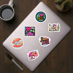 500pcs 80S Round Label Stickers Paper Decoration DIY Creative Tape
