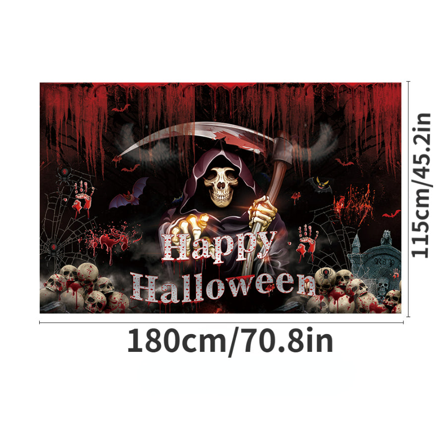 1pc Halloween Banner Outdoor Party Supplies