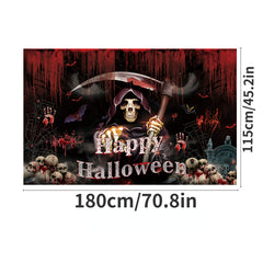 1pc Halloween Banner Outdoor Party Supplies