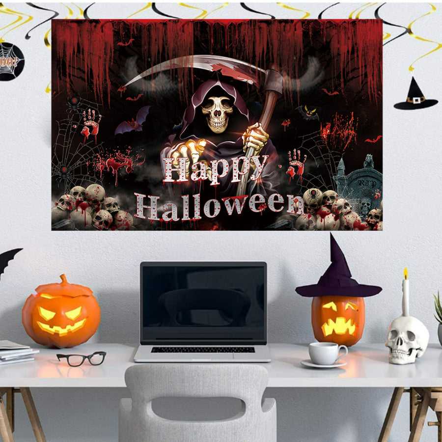 1pc Halloween Banner Outdoor Party Supplies