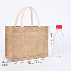 Yellow Hemp Bag Hand Painted Cotton Linen Handbag