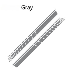 2pcs Car Side Skirt Sticker Vinyl Film Wrap DIY Tuning Scratch Protection