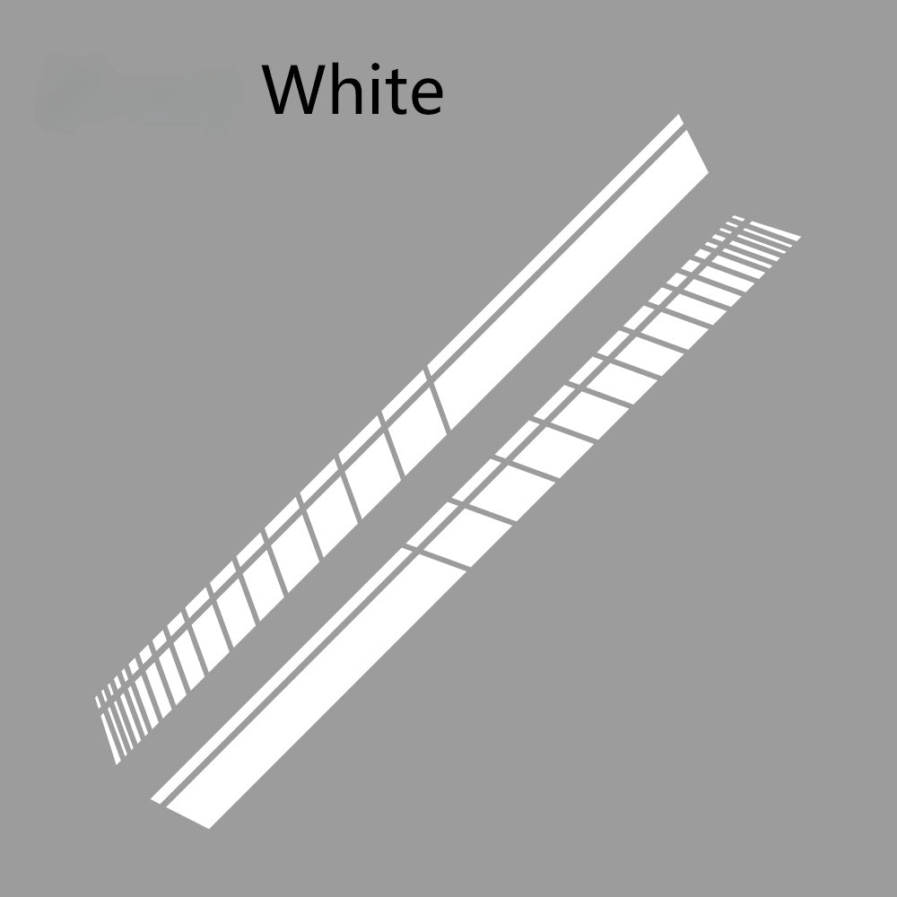 2pcs Car Side Skirt Sticker Vinyl Film Wrap DIY Tuning Scratch Protection