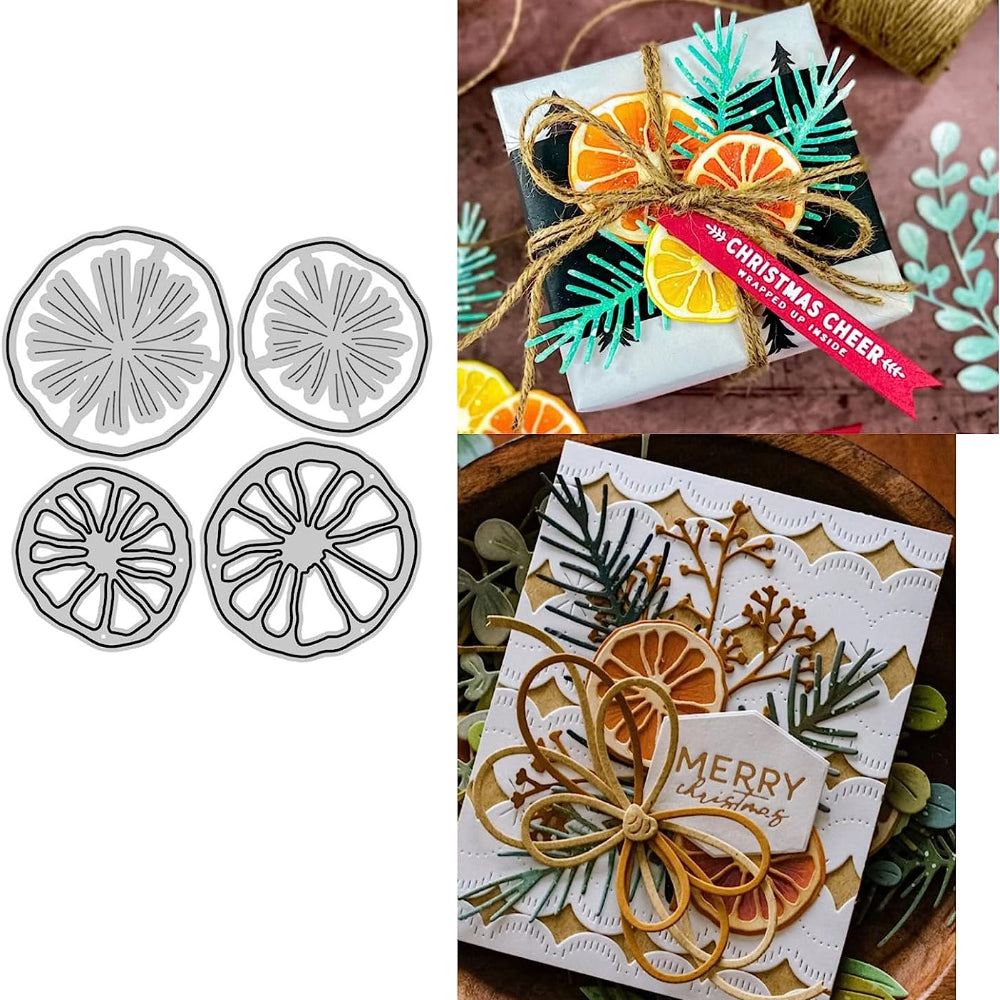 Orange Slices Die Cuts Metal Cutting Dies for Scrapbooking DIY Card Making