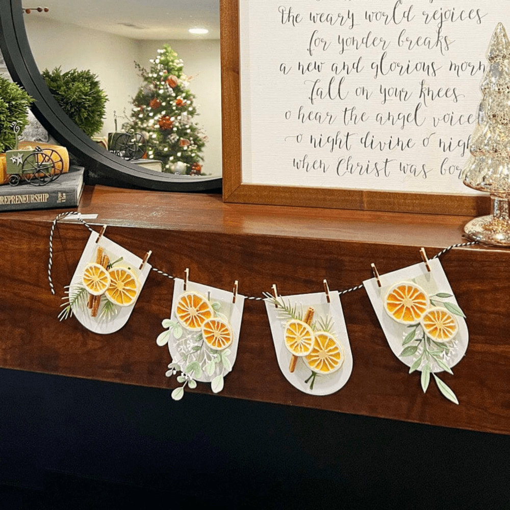 Orange Slices Die Cuts Metal Cutting Dies for Scrapbooking DIY Card Making