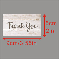 50 Thank You Cards Bulk Set - Blank Cards for Funerals, Weddings, Business