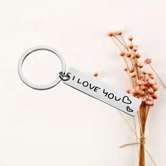 I Love You Couple Keychain Gift For Men Women
