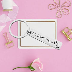 I Love You Couple Keychain Gift For Men Women