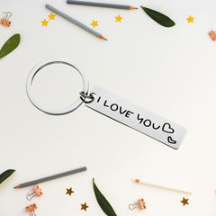 I Love You Couple Keychain Gift For Men Women