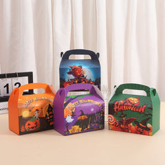 Set of 10 Halloween Cardboard Decoration Baking Boxes
