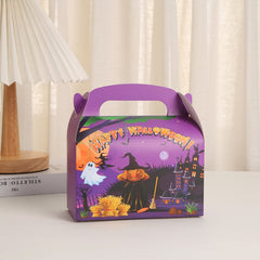 Set of 10 Halloween Cardboard Decoration Baking Boxes