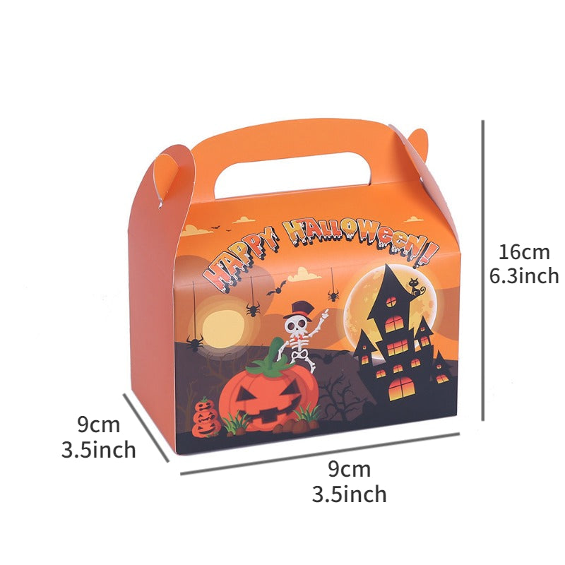 Set of 10 Halloween Cardboard Decoration Baking Boxes