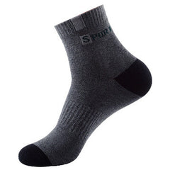 3 Pairs Cotton Sports Socks, Breathable for Running and Training