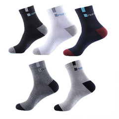 3 Pairs Cotton Sports Socks, Breathable for Running and Training