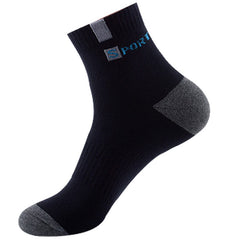 3 Pairs Cotton Sports Socks, Breathable for Running and Training