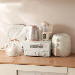 50pcs Disposable Plastic Wrap Cover Universal Protector Cover Wipeable Dust Cove