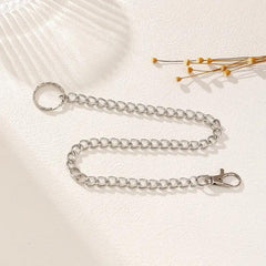 Metal Wallet Belt Chain Rock Punk Hipster Pant Jean Keychain