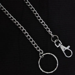 Metal Wallet Belt Chain Rock Punk Hipster Pant Jean Keychain