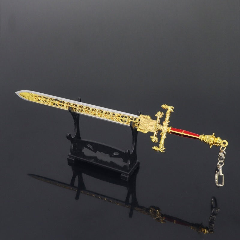 Metal Game Peripherals Weapon Model Home Decor Crafts Collection Doll Toy