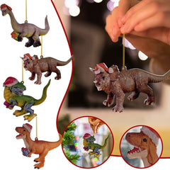 1pc Acrylic Dinosaur Christmas Ornaments Holiday Accessory