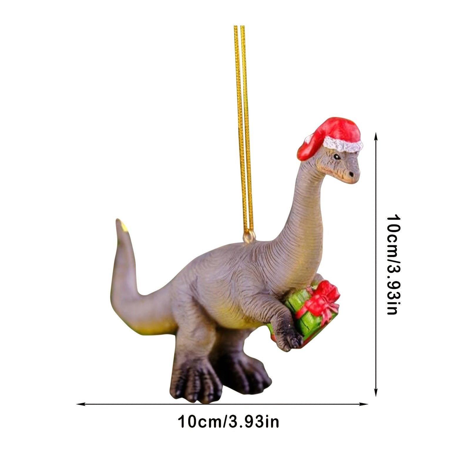 1pc Acrylic Dinosaur Christmas Ornaments Holiday Accessory