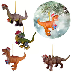 1pc Acrylic Dinosaur Christmas Ornaments Holiday Accessory